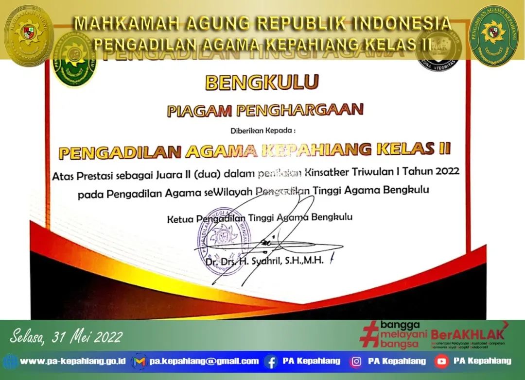 penghargaan PTA 2022 2
